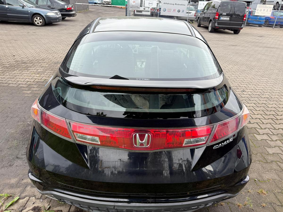 Honda Civic FK2 VIII original Heckklappe mit Scheibe B92P Nighthawk Black Rohbau BJ09